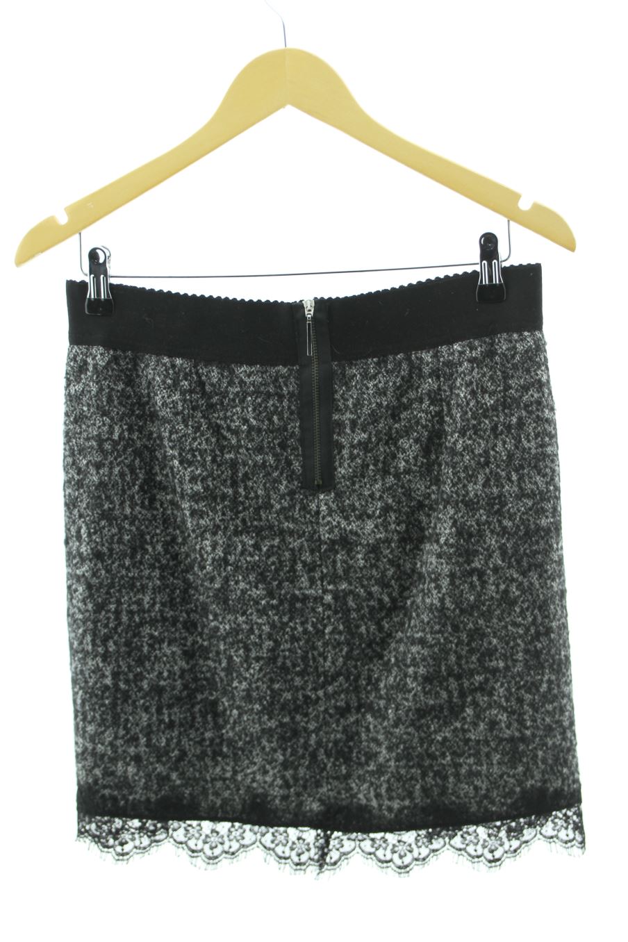 Falda de Takezo de la talla S, de color gris