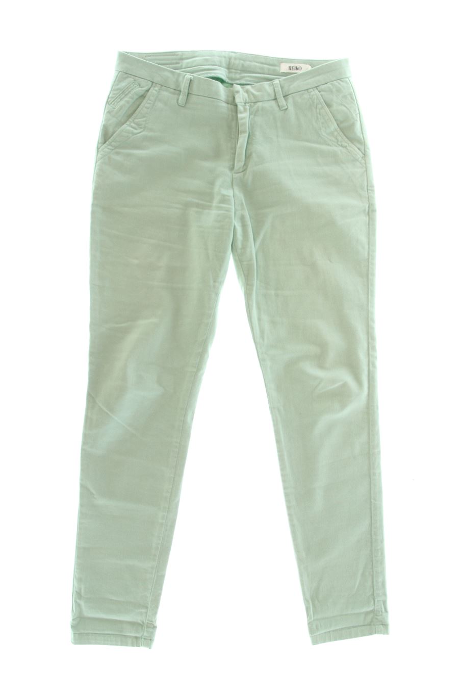 Pantalon Reiko de la taille 38, de couleur turquoise