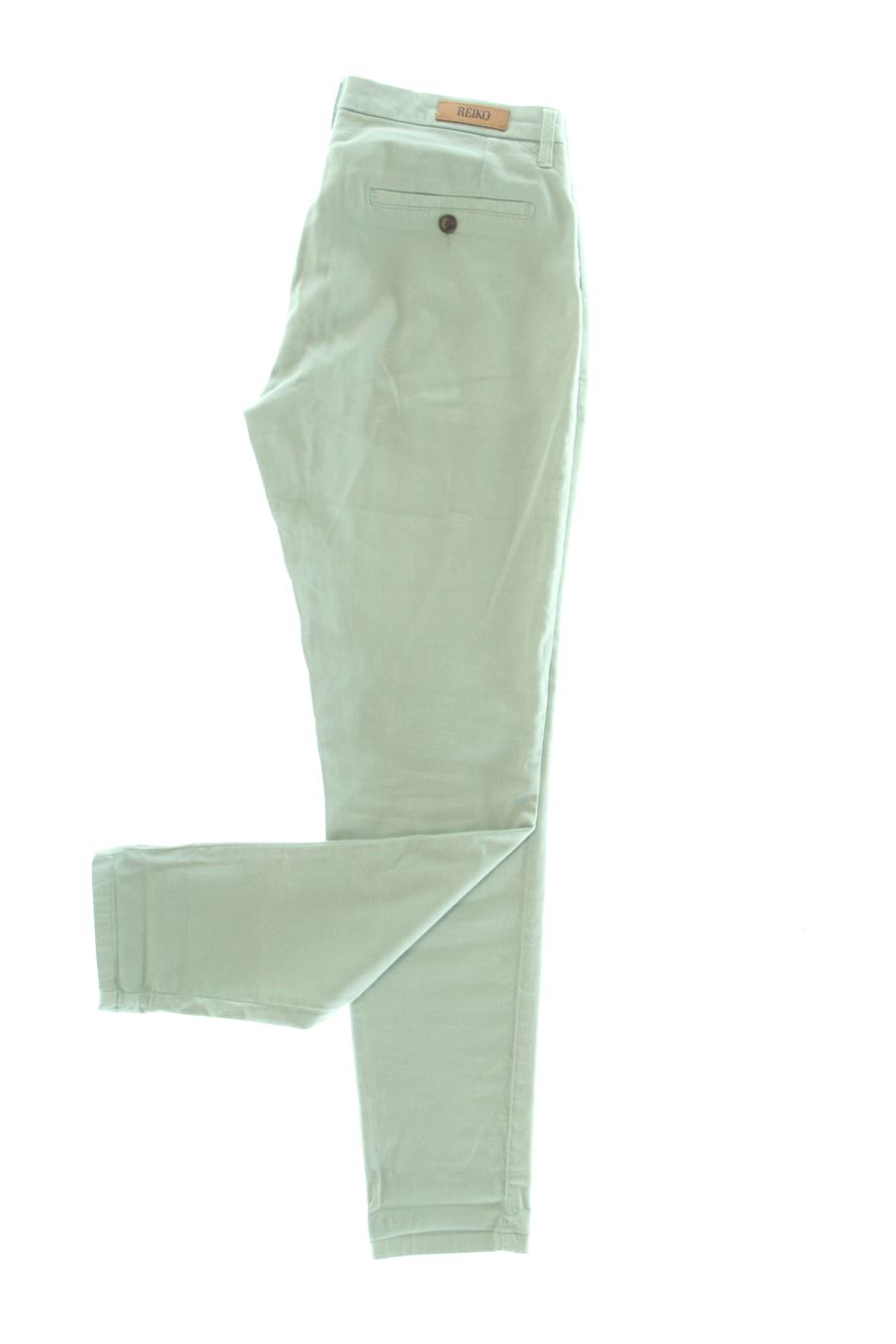 Pantalon Reiko de la taille 38, de couleur turquoise