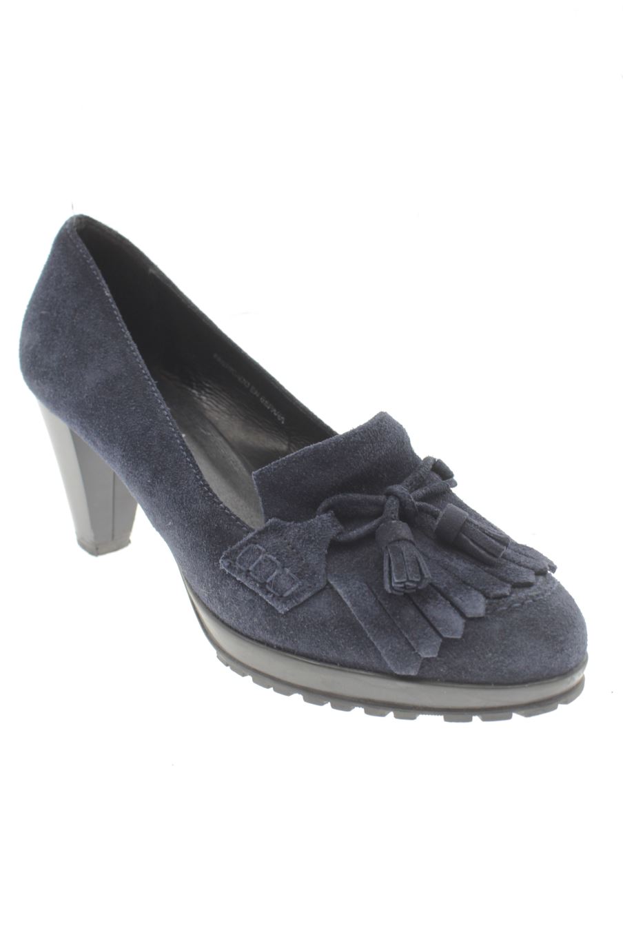 Zapatos de tacon de Zendra de la talla 39, de color azul marino de