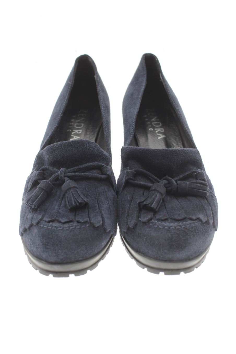 Zapatos de tacon de Zendra de la talla 39, de color azul marino de