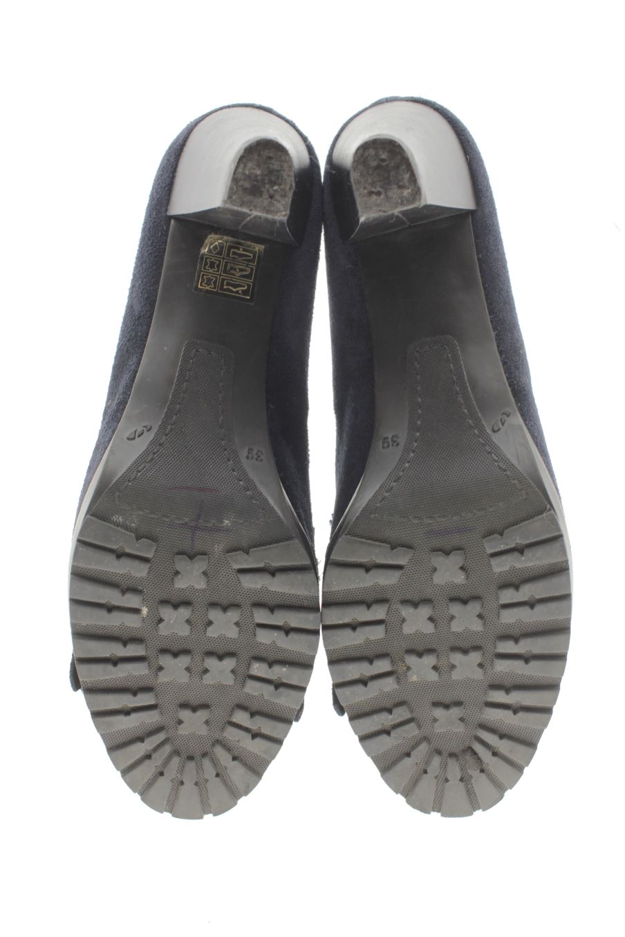 Zapatos de tacon de Zendra de la talla 39, de color azul marino de