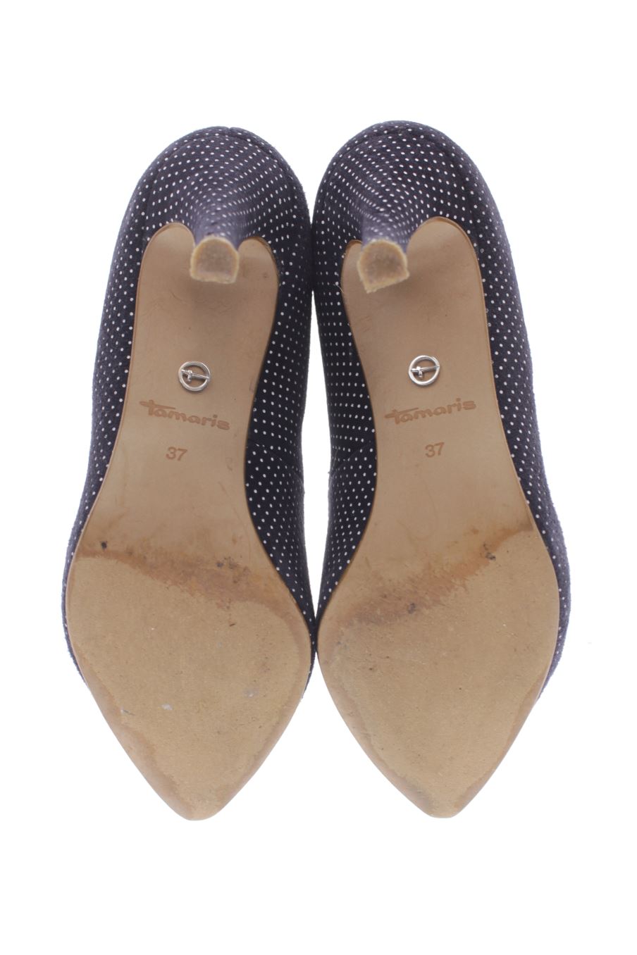Zapatos de tacon de Tamaris de la talla 37, de color azul marino de
