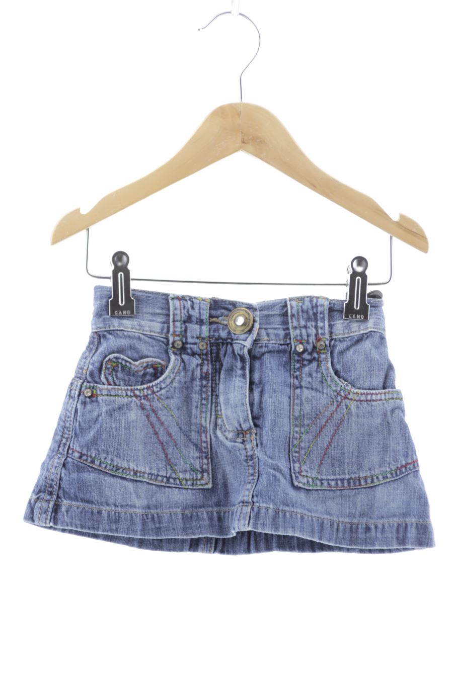 gebraucht Visto bueno Aufwändiger Rock Größe 98 aus Denim