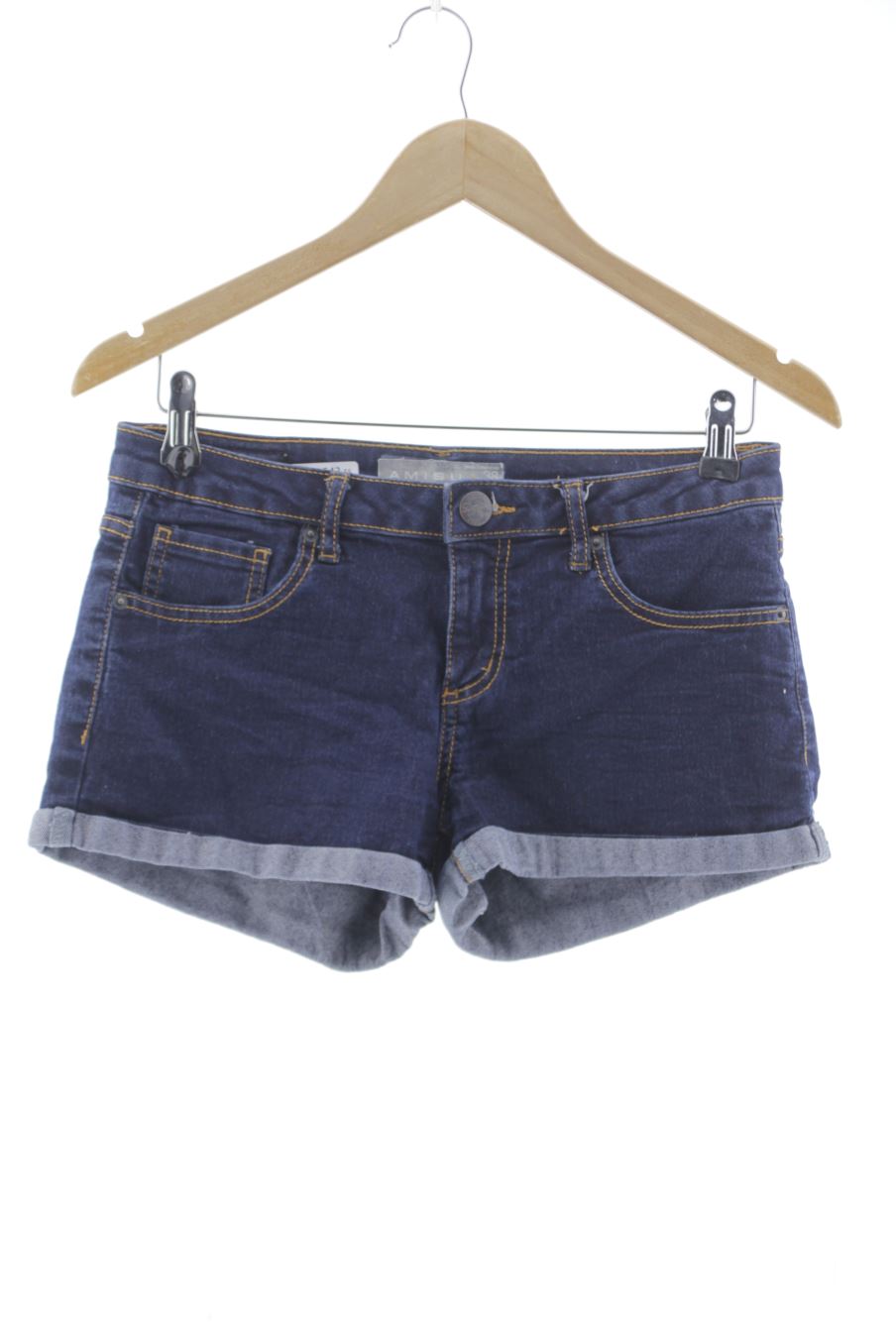 Shorts Amisu de la taille 38, de couleur bleu de denim