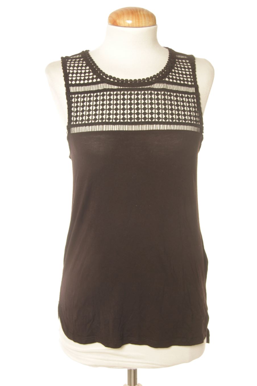 Maglietta senza maniche de H&M de la talla XS, de color nero