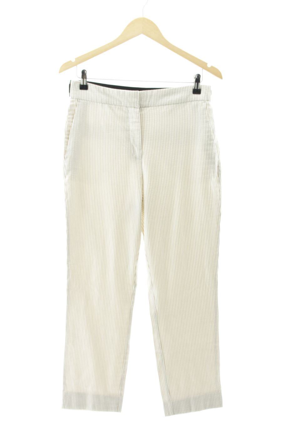 Pantaloni de Zara de la talla L, de color beige