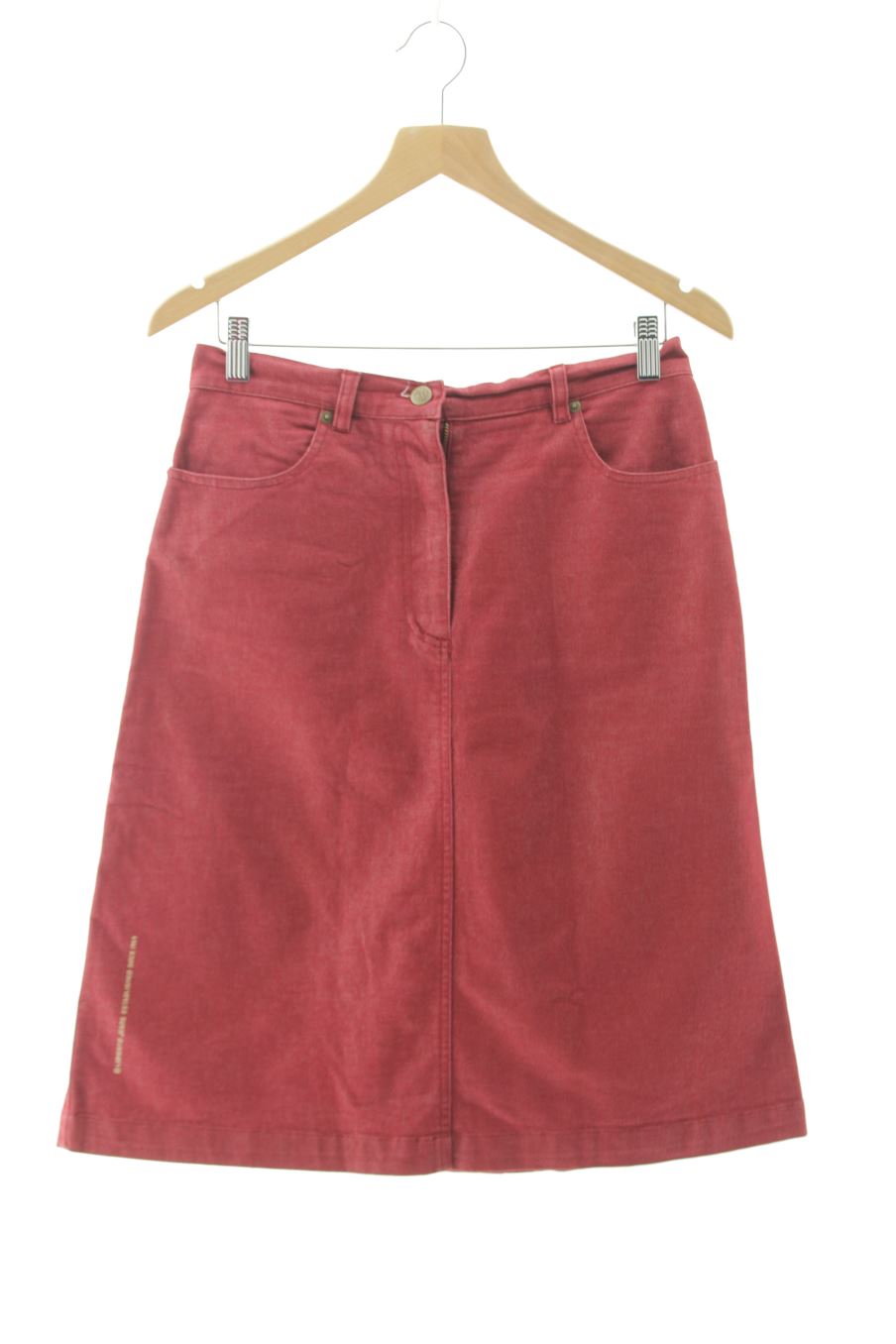 Jupe Liberto de la taille L, de couleur bordeaux de denim