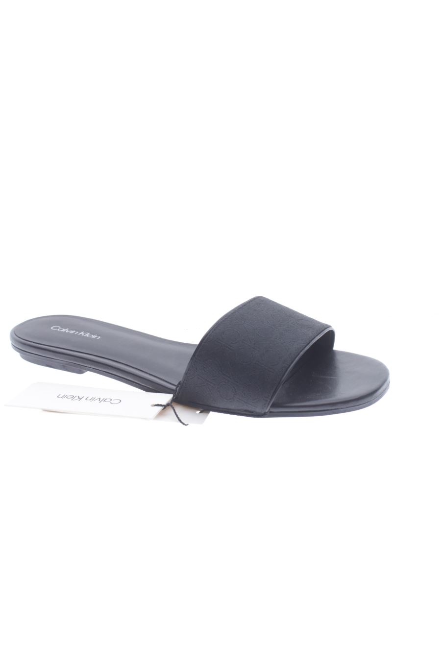 Sandalias planas de Calvin Klein de la talla 38, de color negro de