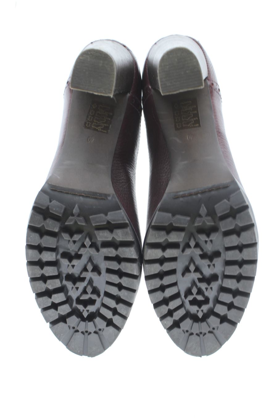 Botines de Bruno Premi de la talla 40, de color burdeos de