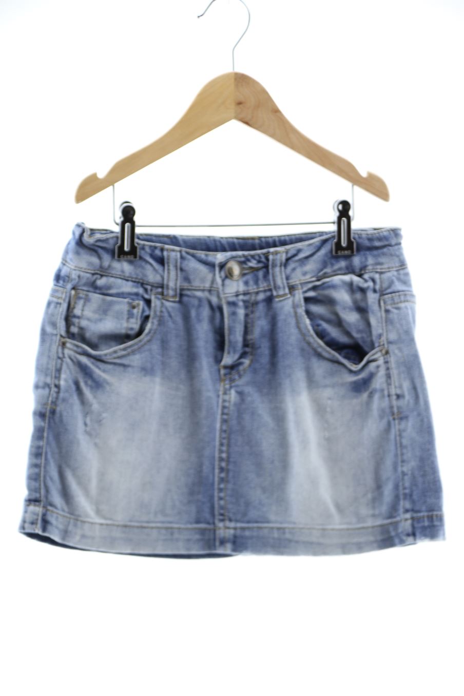 Falda de Zara de la talla 7 años de denim de segunda mano