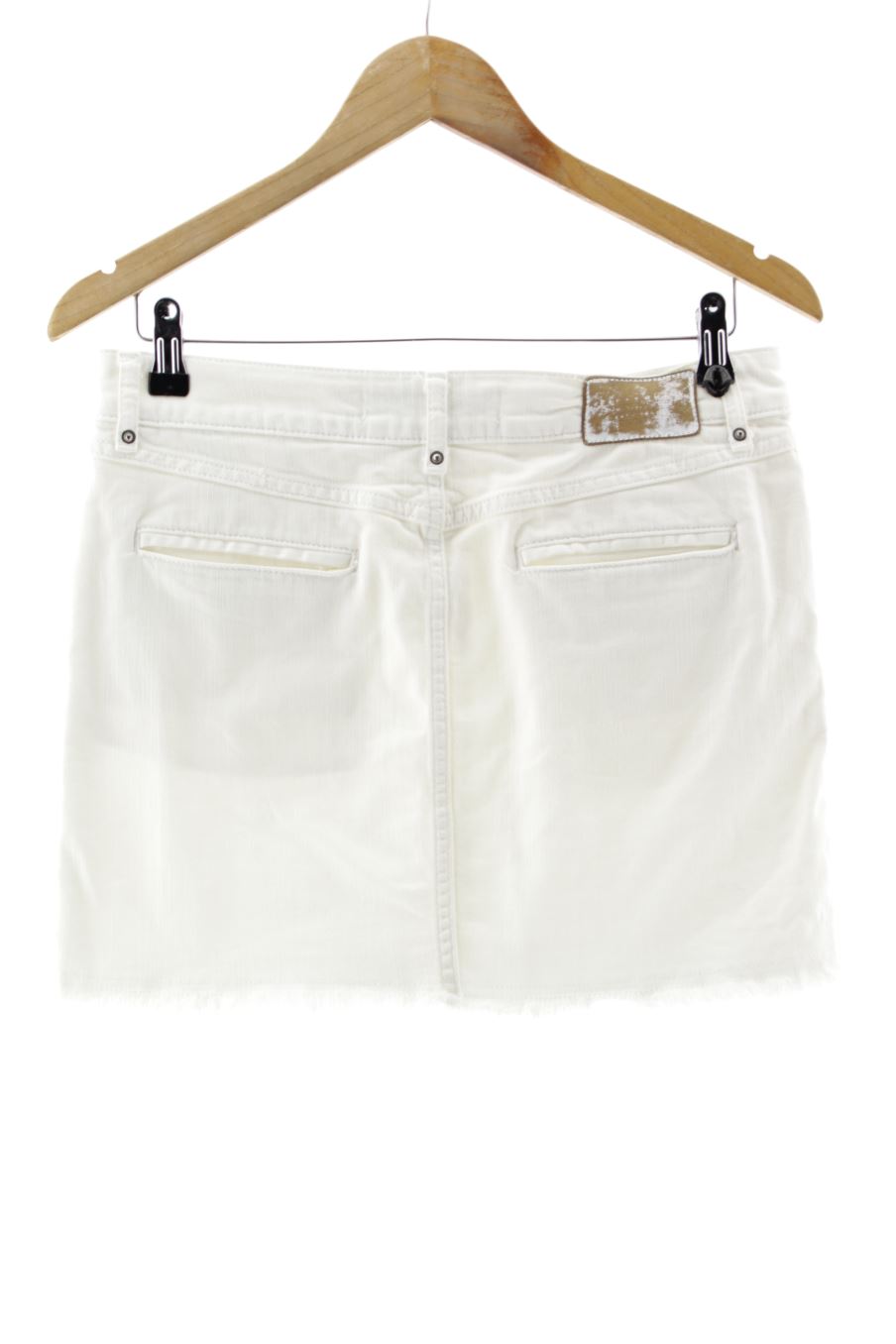 Jupe Zara de la taille 38, de couleur blanc