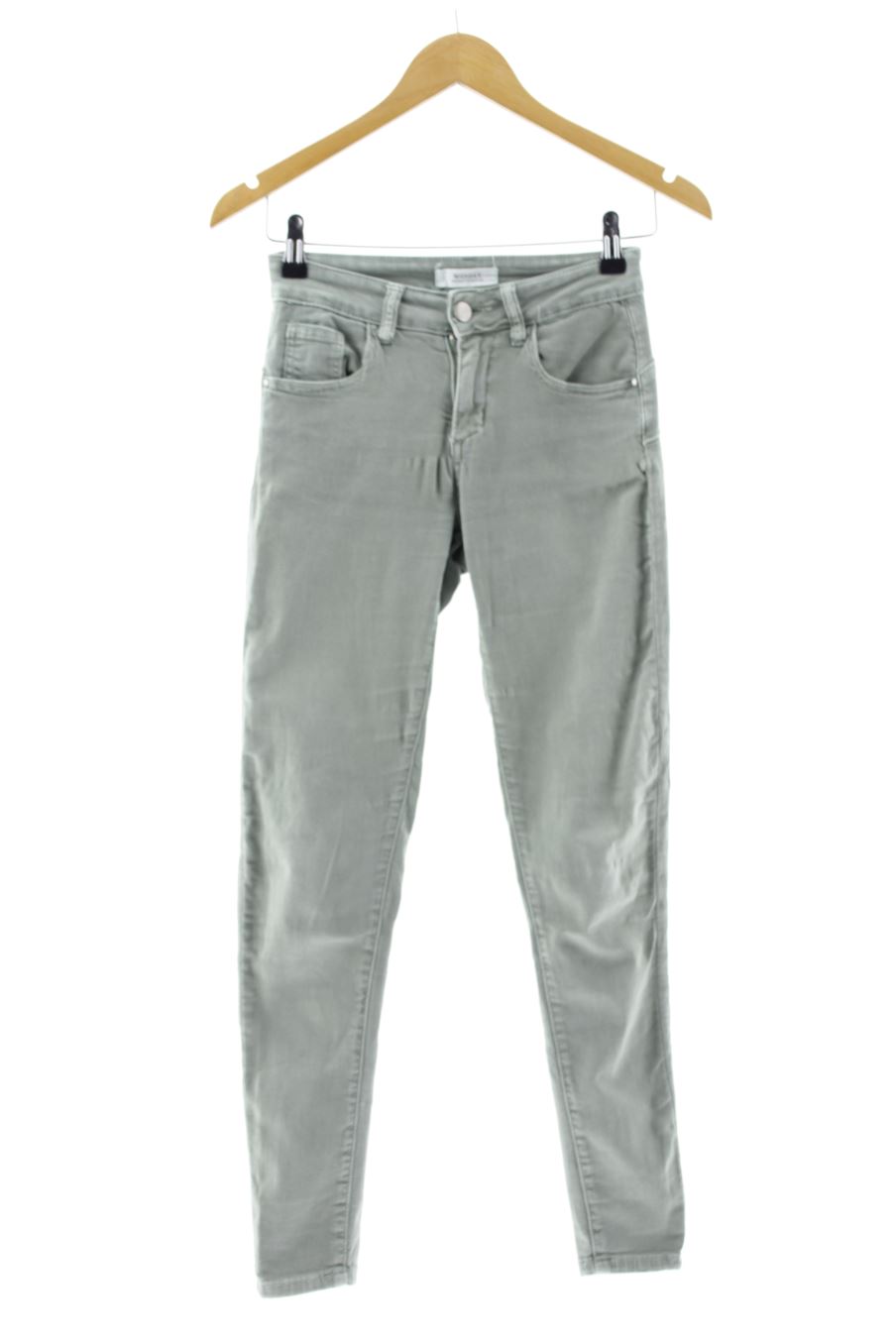 Jeans Monday de la taille XS, de couleur vert de denim