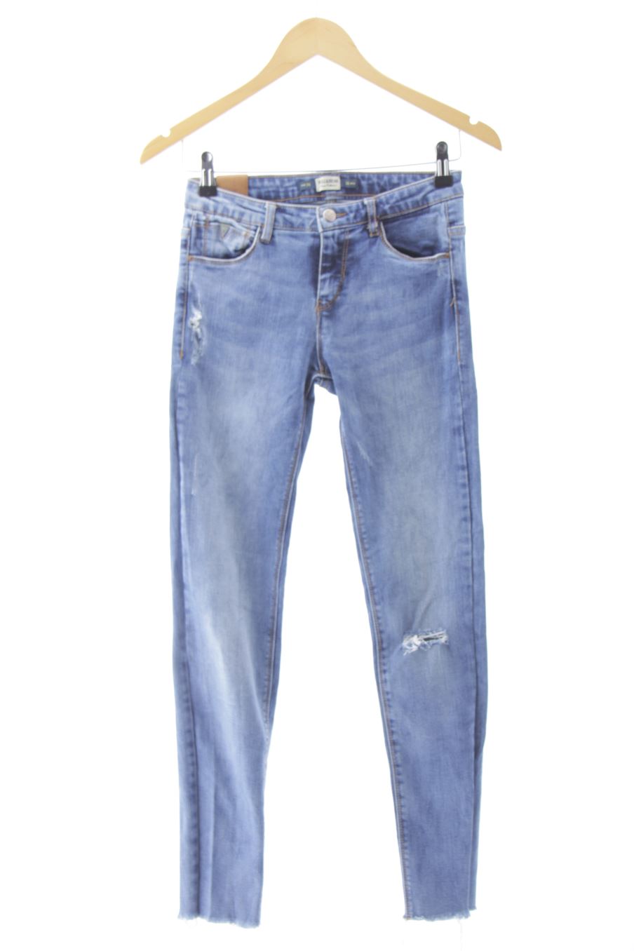 Jeans Pull & Bear de la taille 34, de couleur bleu de denim