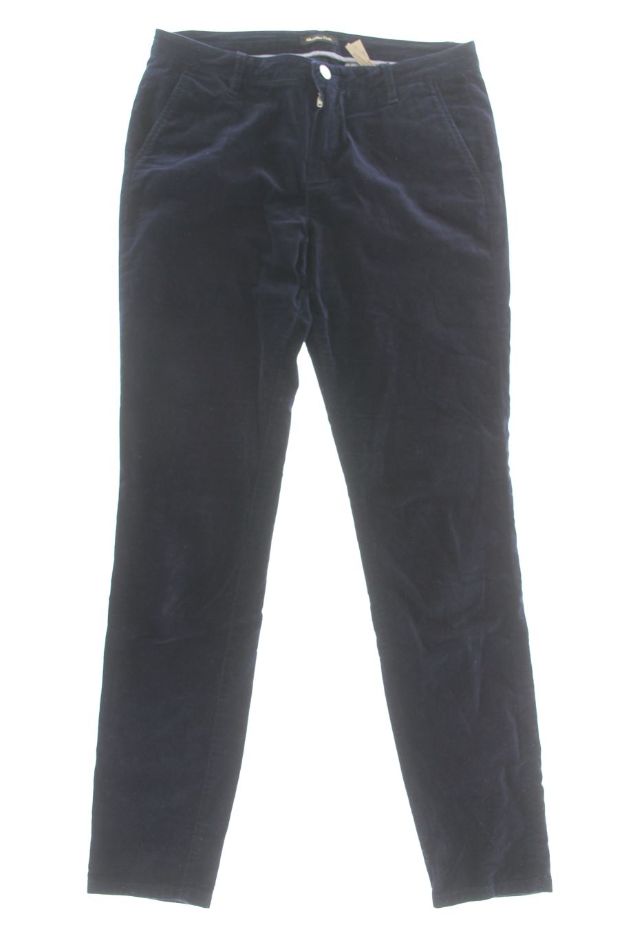 Pantalon Massimo Dutti de la taille 36, de couleur bleu marine