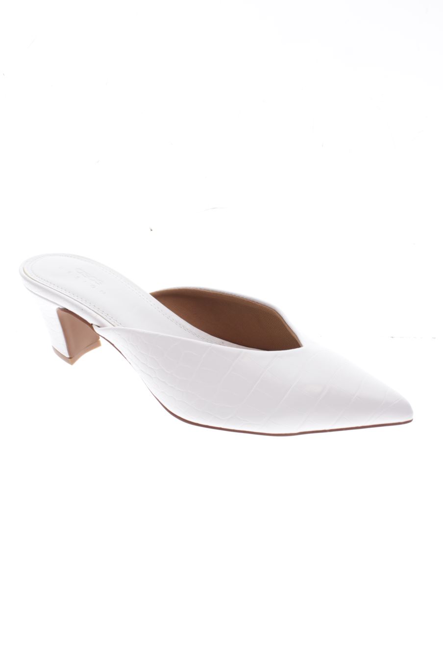 Sandalias tacon de ASOS de la talla 39, de color blanco de