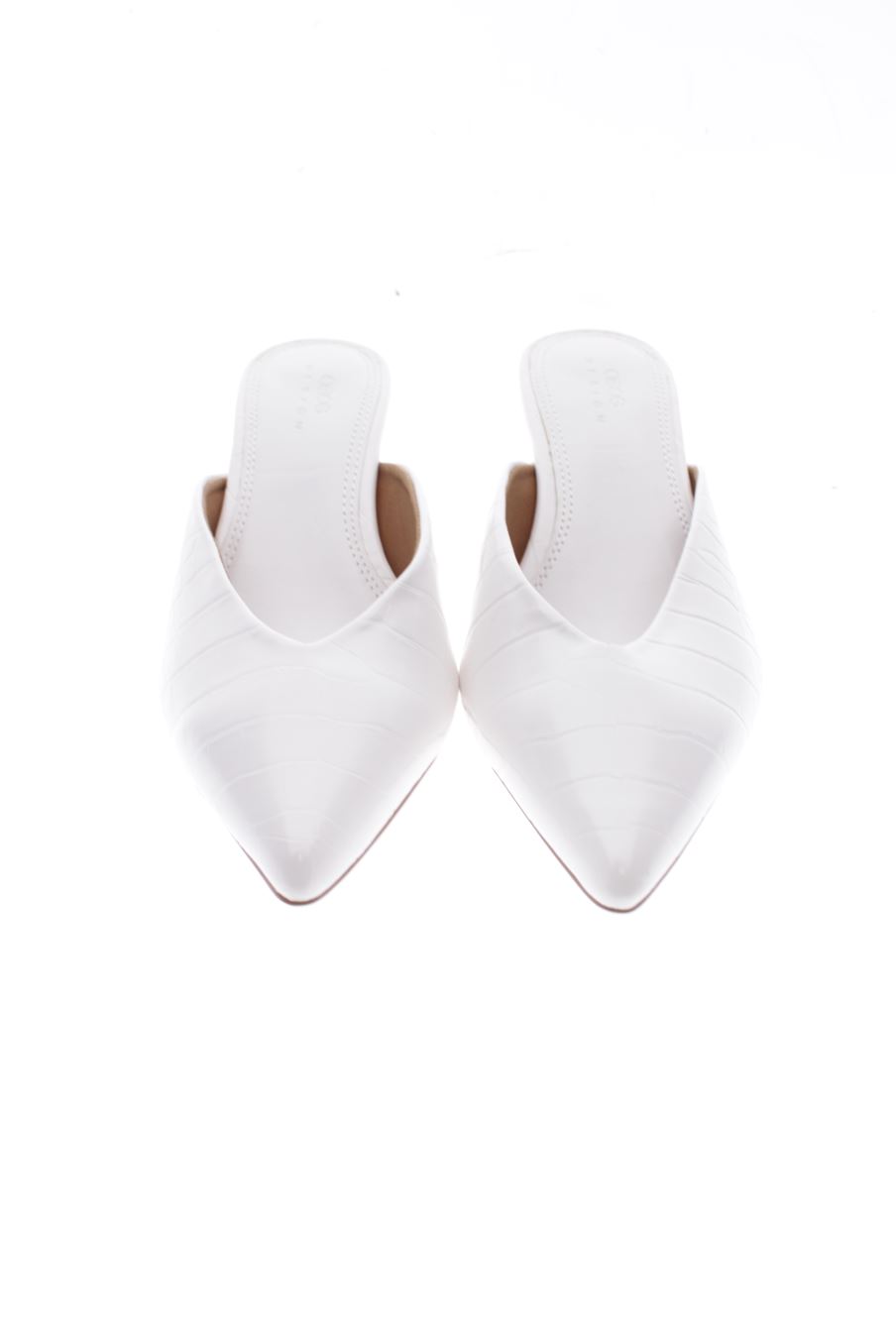 Sandalias tacon de ASOS de la talla 39, de color blanco de
