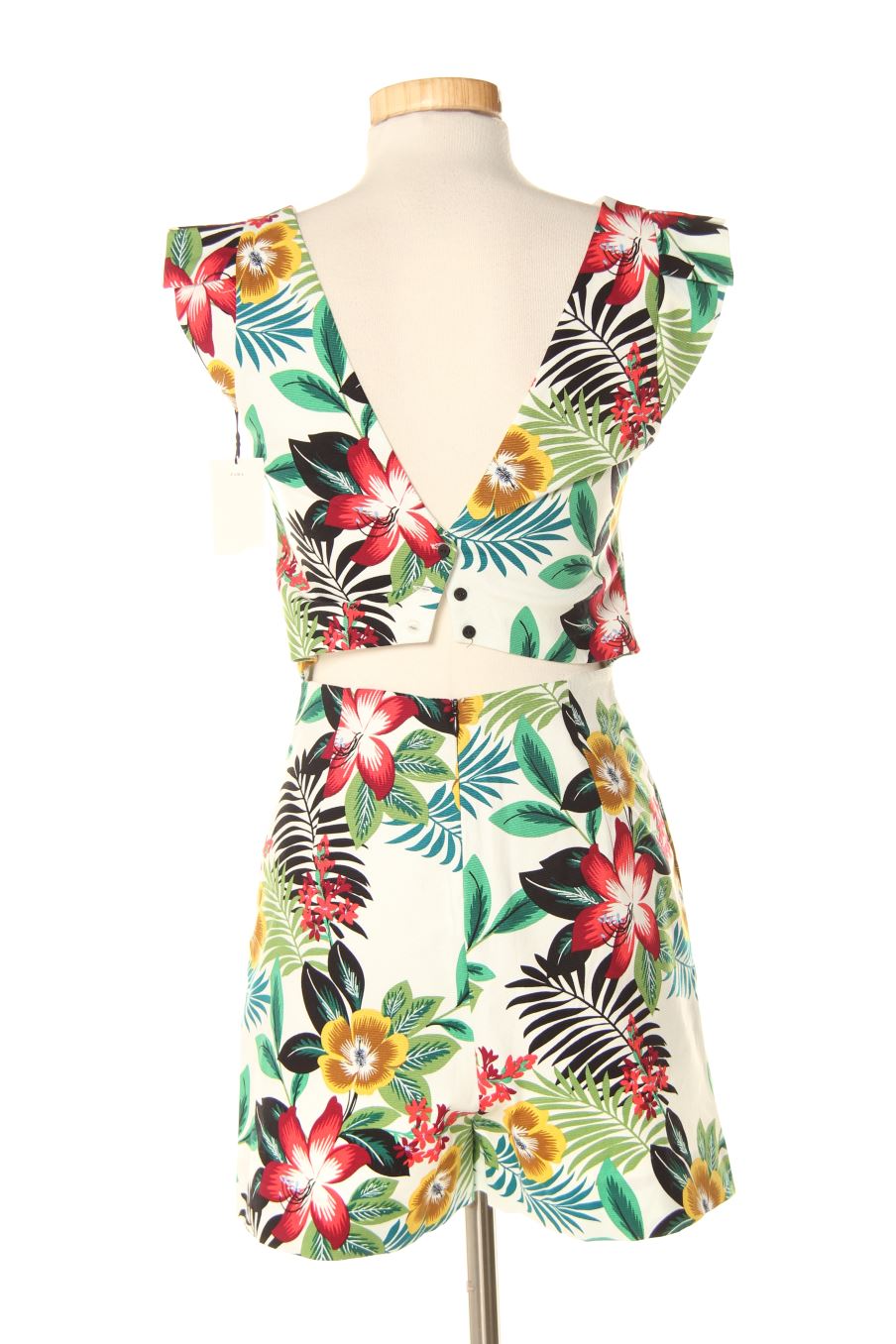 Robe casual Trafaluc de la taille S, de couleur fleurs