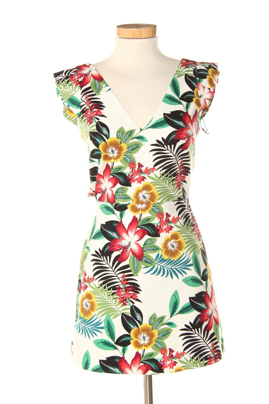 Robe casual Trafaluc de la taille S, de couleur fleurs