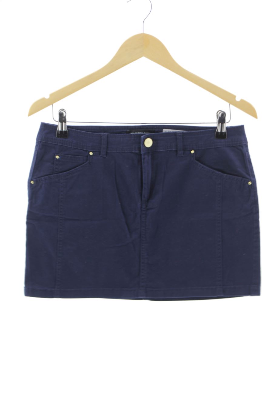 Jupe Mango de la taille 38, de couleur bleu marine