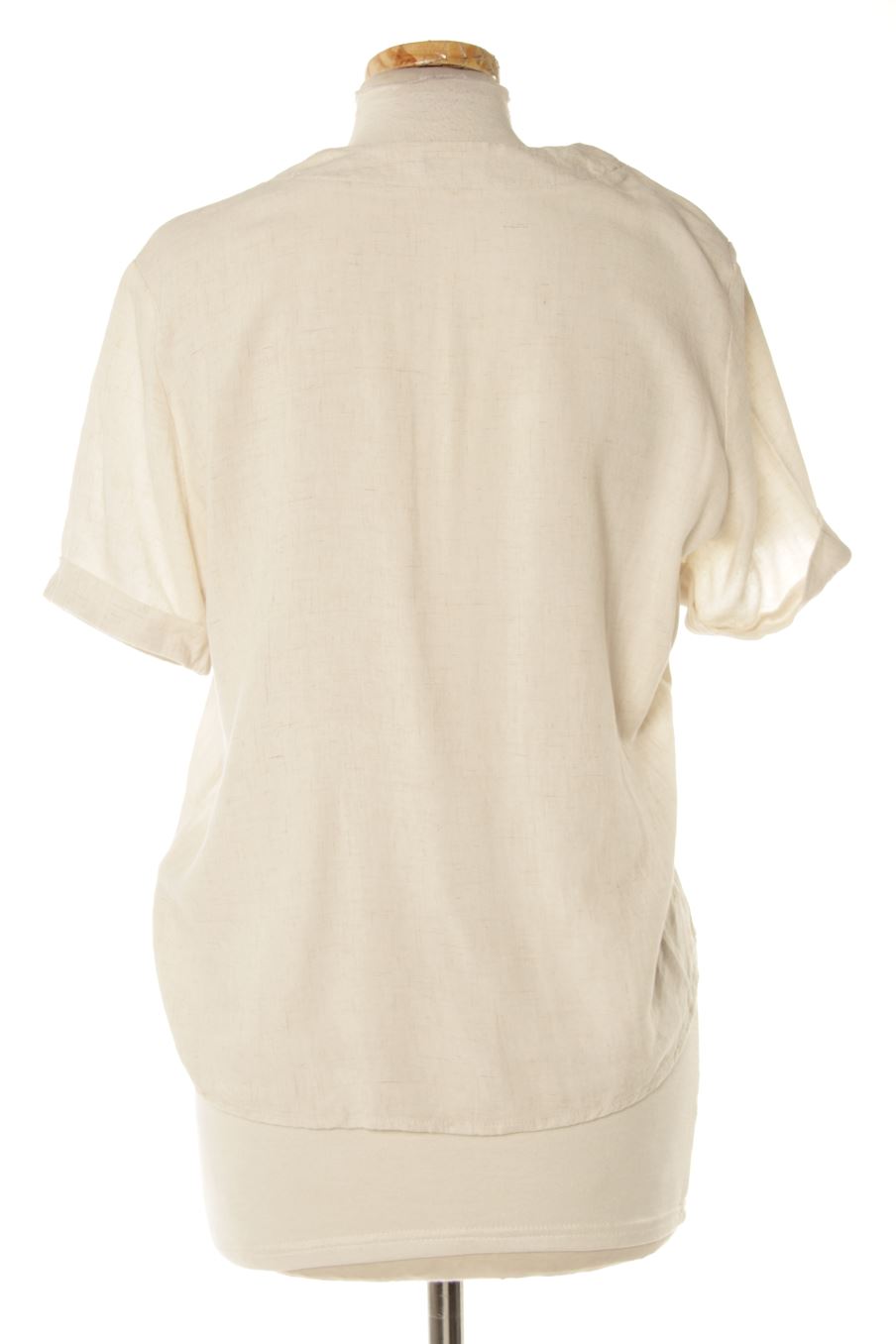Blouse à manches courtes Pimkie de la taille S, de couleur beige