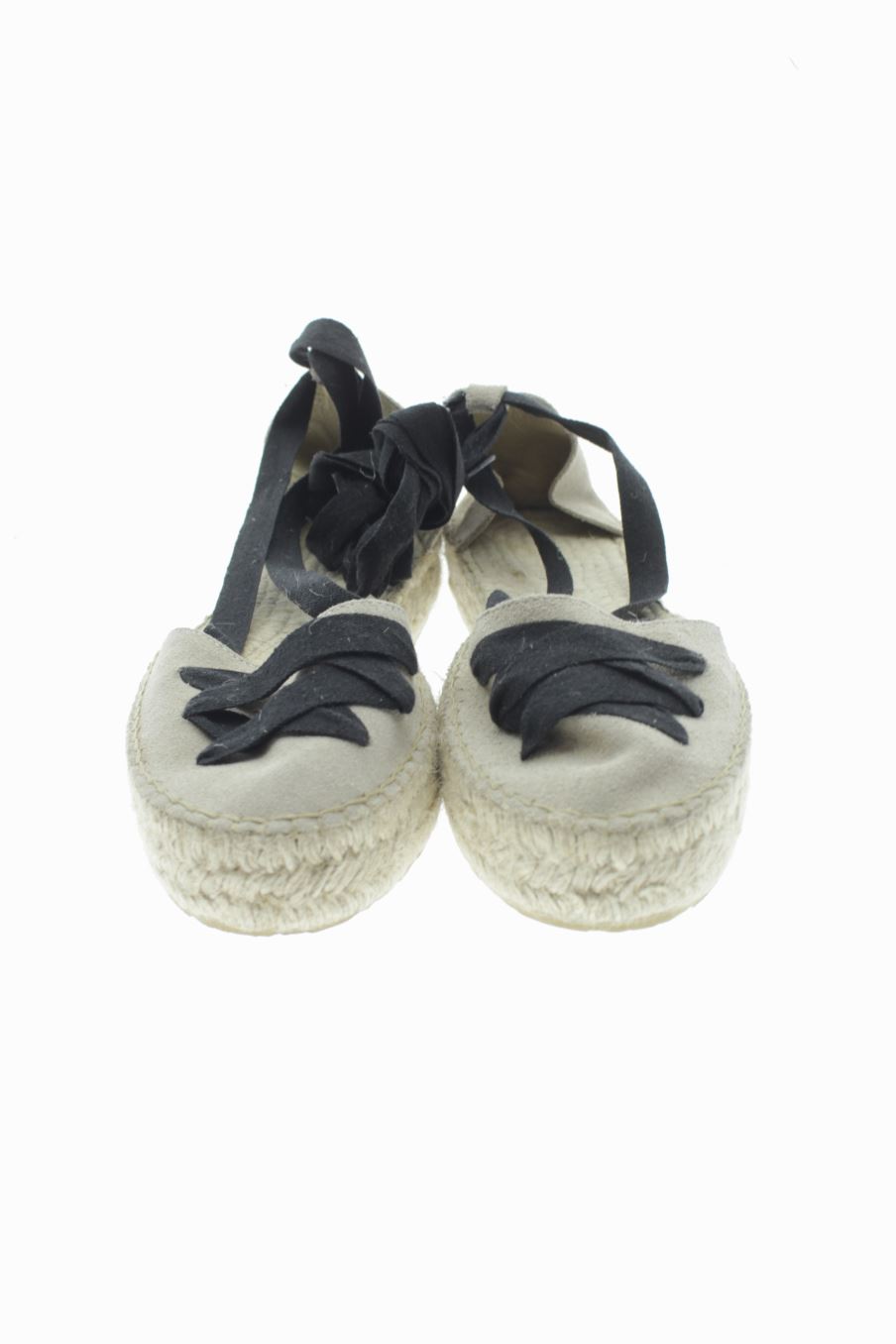 Sandalias planas de Made in spain de la talla 41, de color beige de