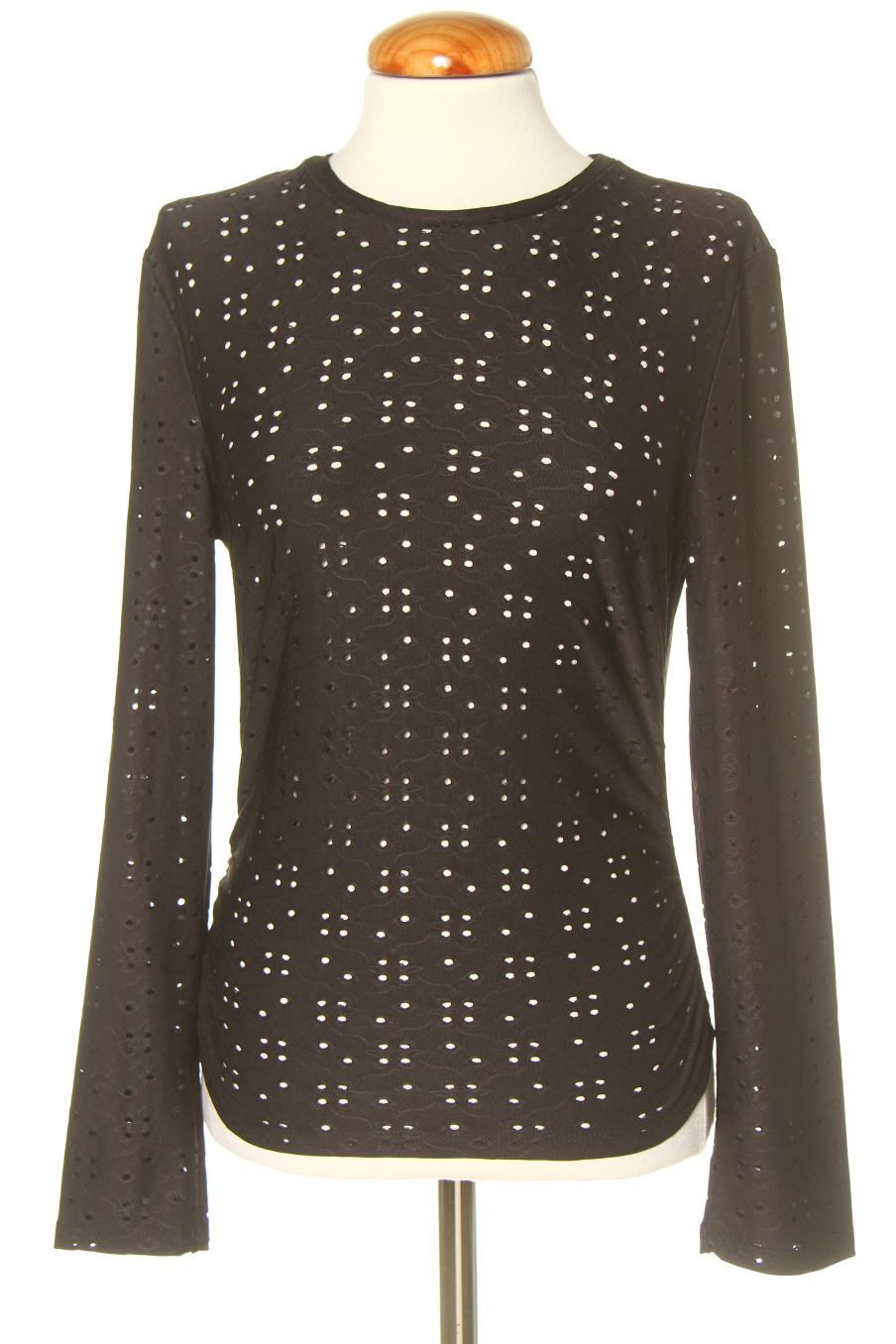 Blusa a maniche lunghe de Zara de la talla S, de color nero