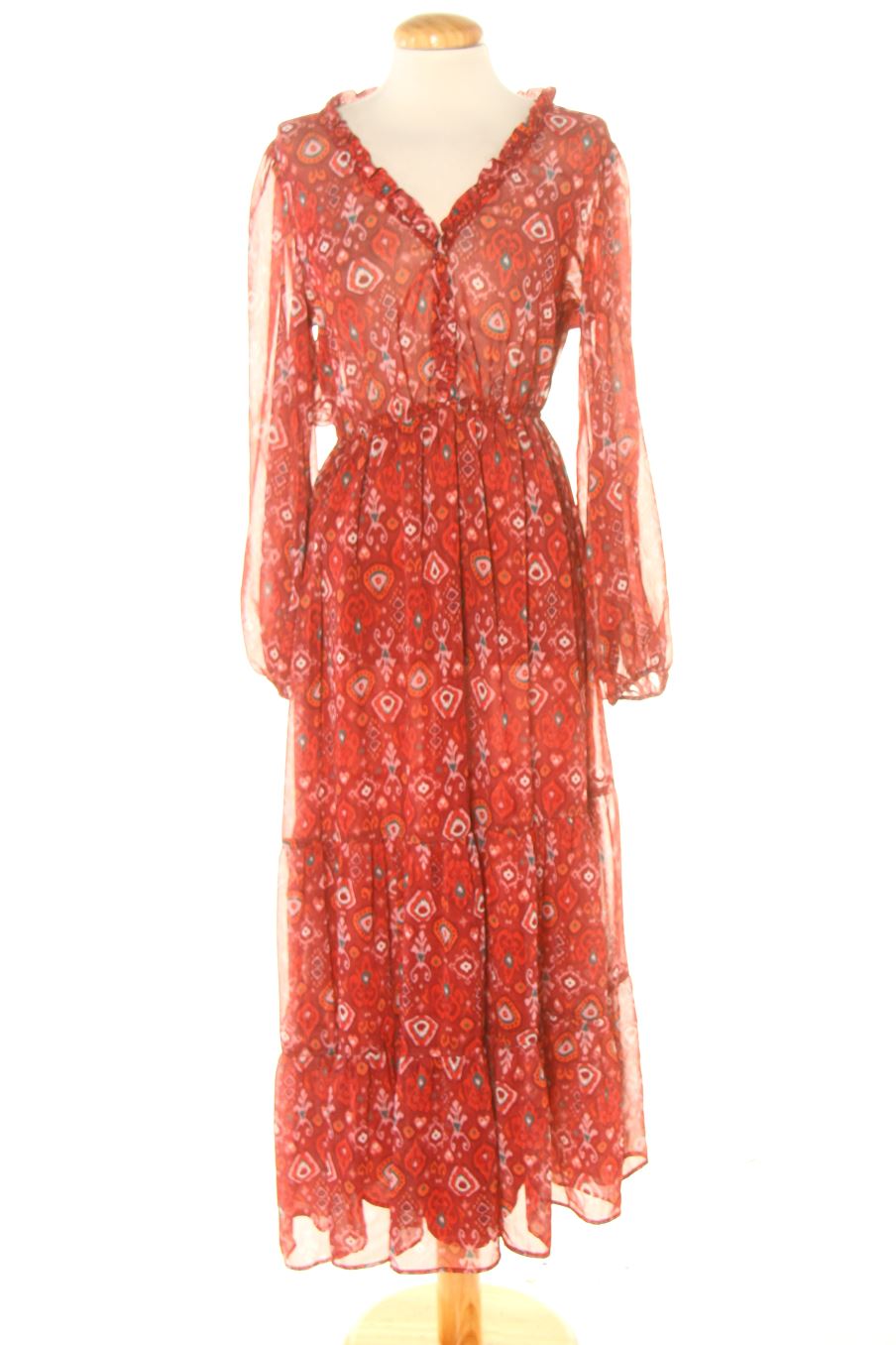 Vestito casual de Zara de la talla M, de color rosso