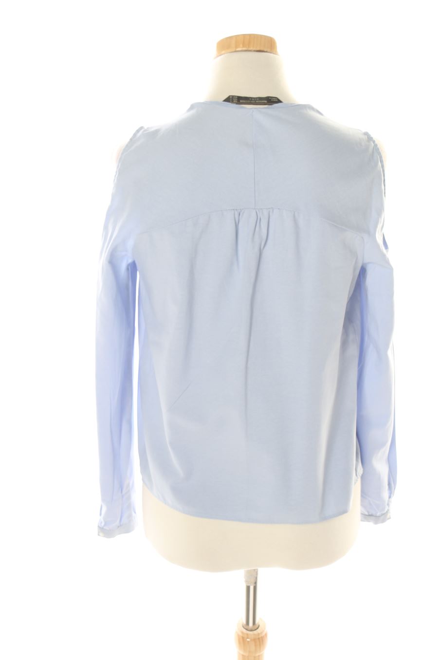Blouse à manches longues Trafaluc de la taille S, de couleur bleu