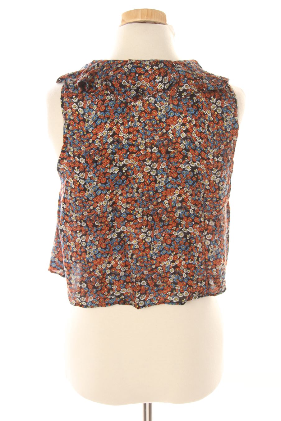 Camisa sin mangas de Trafaluc de la talla S, de color flores