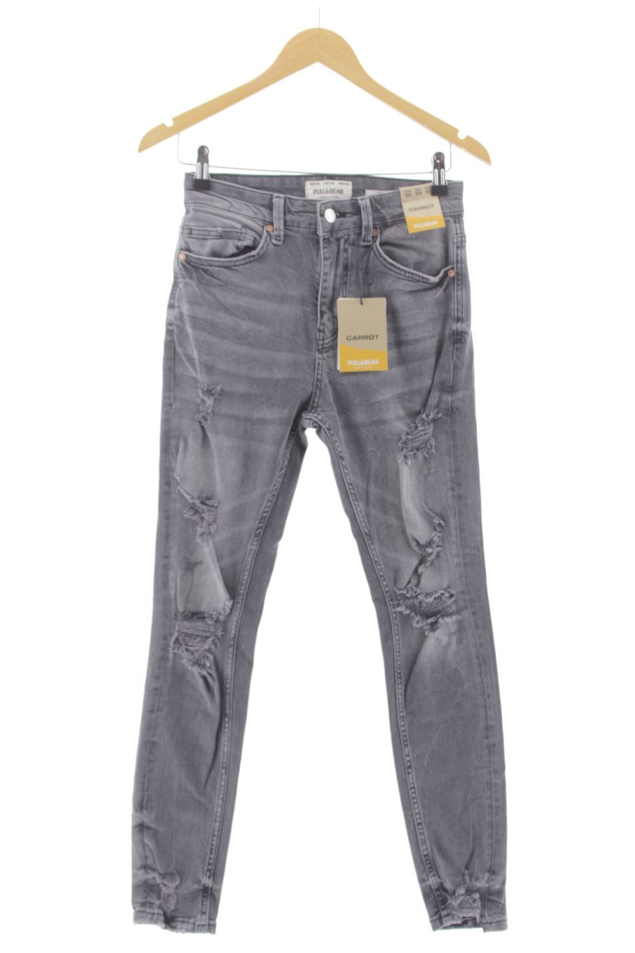 Jeans de Pull Bear de la talla 36 de color grigio