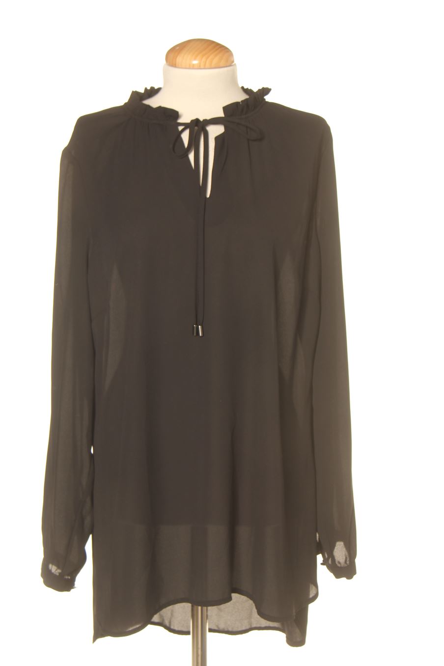 Langärmelige Bluse von Yessica (C&A) Größe XXL, Farbe Schwarz, für