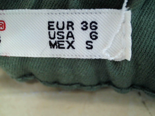 Vaquero de Daysie de la talla 36, de color verde de ropa vaquera