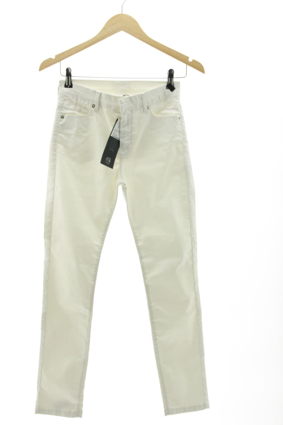 Vaquero de Un1deux2trois3 de la talla 36, de color blanco de ropa vaquera