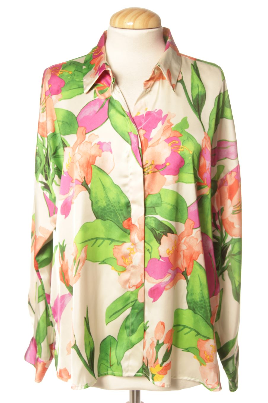 Chemise Zara de la taille M, de couleur fleurs