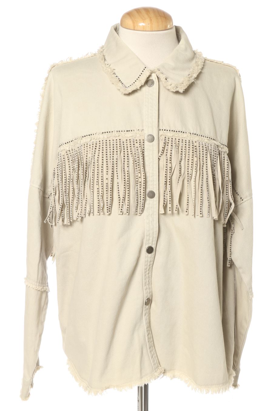 Blouson Zara de la taille XS, de couleur gris de denim