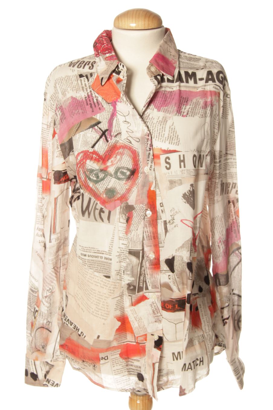 Camisa de Desigual de la talla M, de color estampado