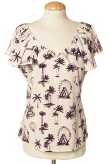 Blouse à manches courtes L Minueto