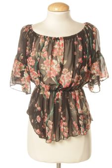 Blouse à manches courtes S Quiz