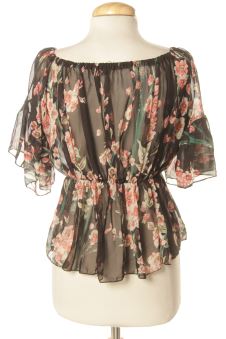 Blouse à manches courtes S Quiz
