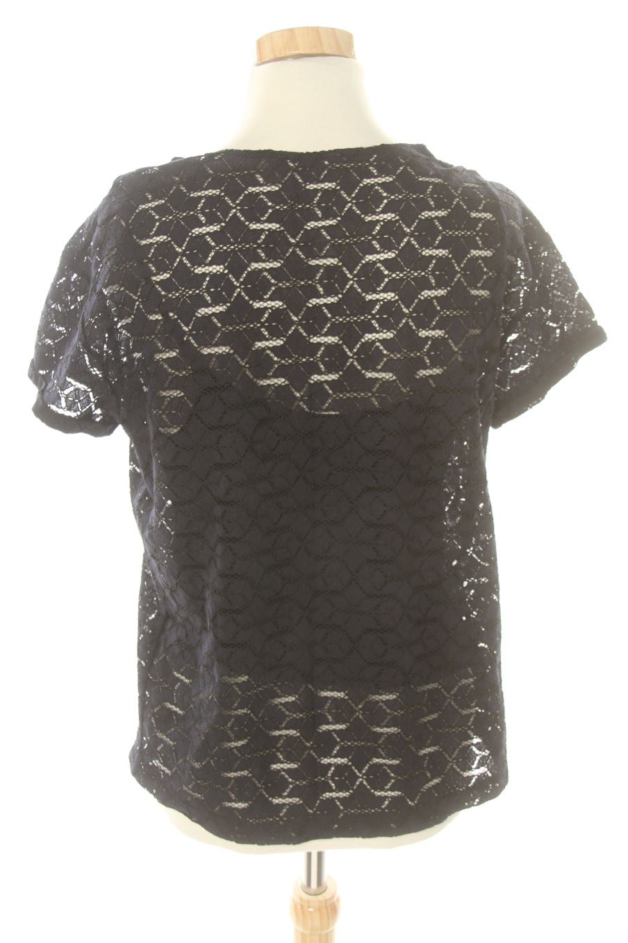 Blusa de manga corta de Promod de la talla S, de color azul marino