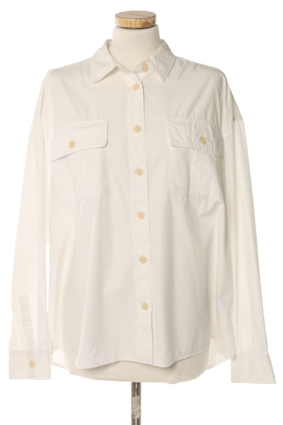 Chemise Gap de la taille L, de couleur blanc