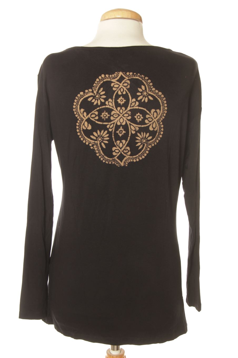 Blouse à manches longues Desigual de la taille S, de couleur noir
