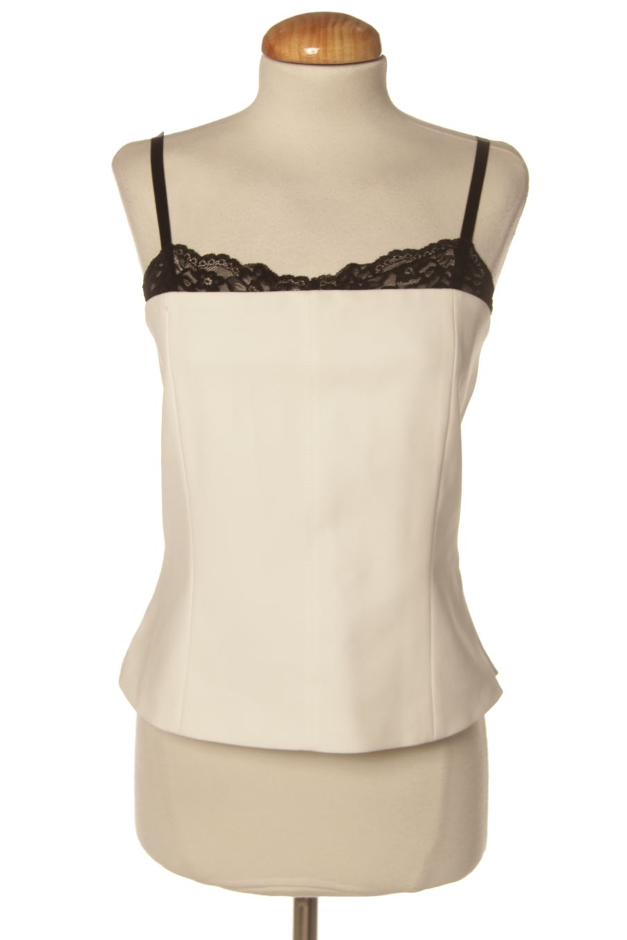 Top Zara de la taille L, de couleur blanc