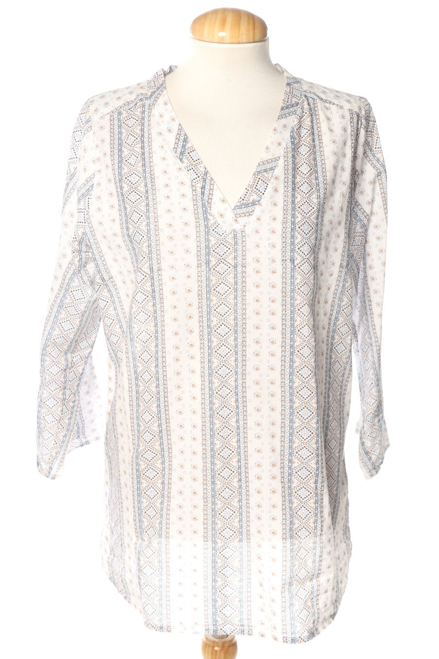 Blusa a maniche lunghe de Venca de la talla M, de color stampato