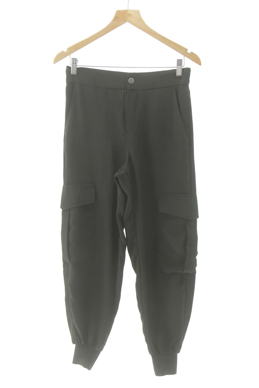 Pantalon Casual Zara de la taille S, de couleur noir