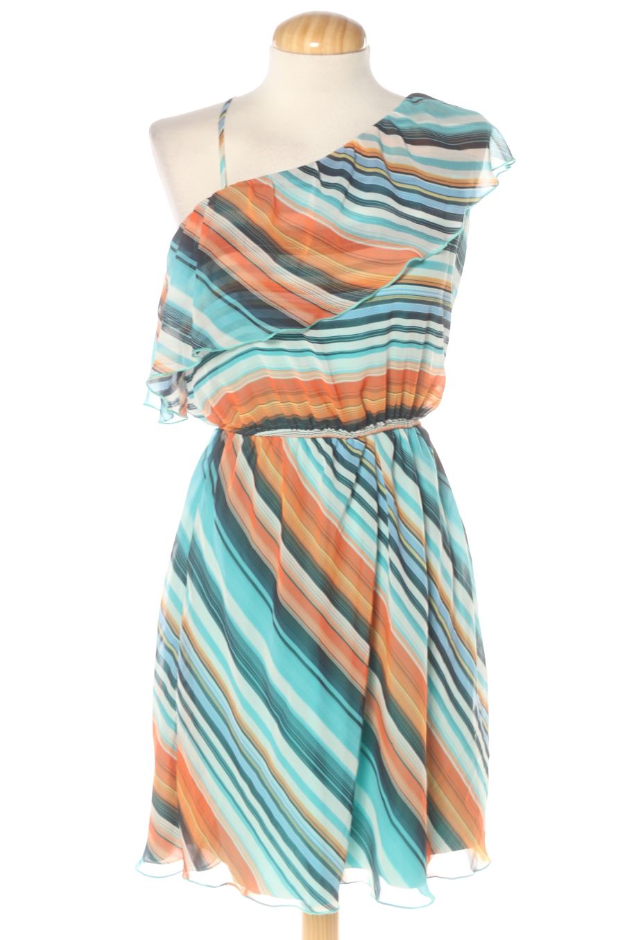 Vestito casual de Fórmula Joven de la talla S, de color righe