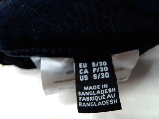 Jeans Vero moda de la taille S, de couleur bleu marine de denim