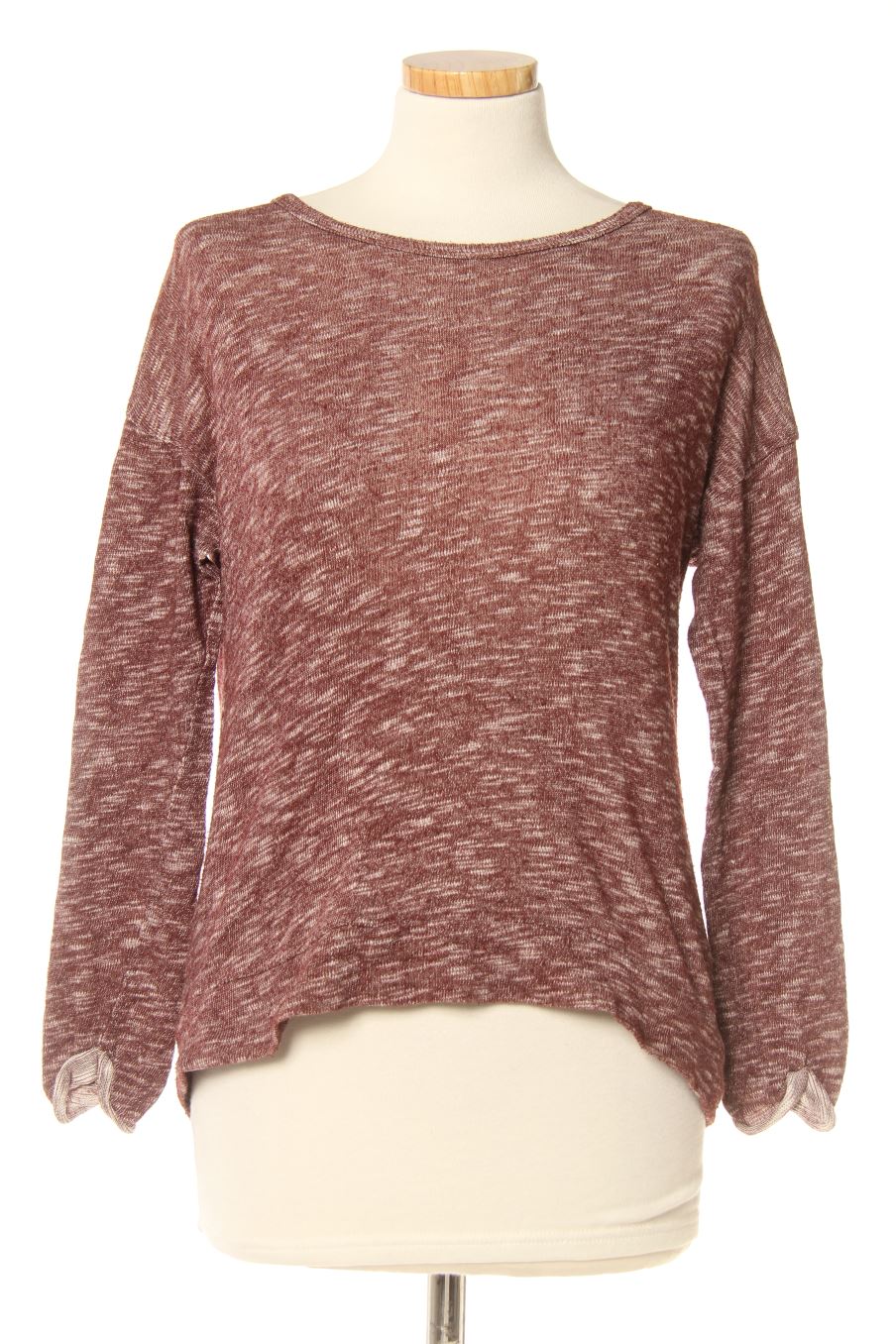 Pull Pull & Bear de la taille S, de couleur bordeaux