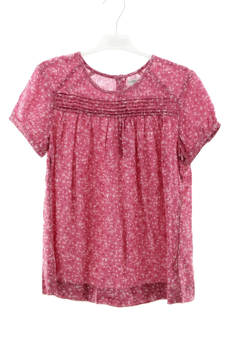 Blouse à manches courtes Cyrillus de la taille 12 ans de seconde main